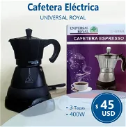 Cafetera Electrica Negro y Plateada.  Las Mejores - Img 45964954