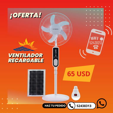 Ventilador recargable - Img 122062190