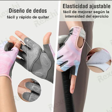 Guantillas Gym, Pesas, Crossfit, Gimnasio, Mujer, Hombre. 52759786. Talla disponibles: M, L. Nuevas! Guantes Fitness - Img 86837272
