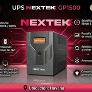 🍀🕹️Backup Nextek 1500VA/ 900W, doble batería de 7Ah, 8 salidas (mensajería incluida) - 💲250 USD💺 - Img 55101546