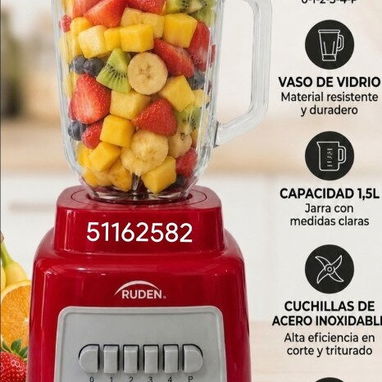 Batidora Vaso De Cristal - Img 124674910