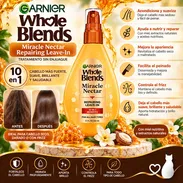 Tratamiento sin Enjuague Garnier Whole Blends Miracle Nectar 10 en 1 – Reparación y Nutrición - Img 57776626