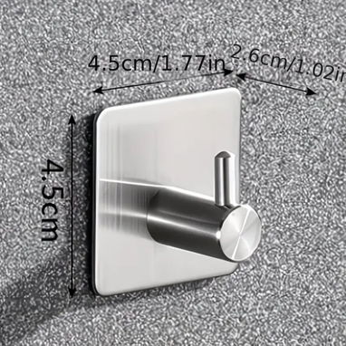 Clip en inoxidable auto adhesivo/ PQTE 3 piezas - Img 117502647