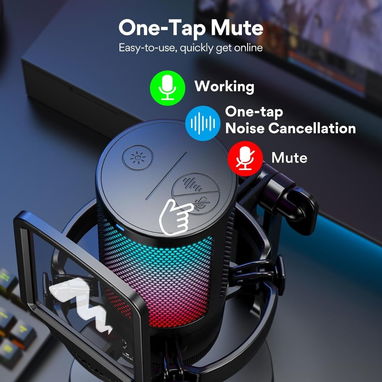 🎙️Micrófono USB MAONO DGM20 con Cancelación de Ruido y RGB 🎙️🌐 - Img 126074478