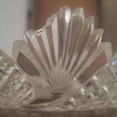 💎 Juego de (3) Fuentes Cristal Tallado 🇺🇸 (c. 1920) - Tel: 5358 0956 - Vedado - 3/4