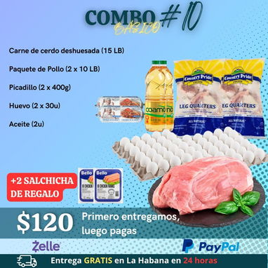 COMBOS DE COMIDA PARA TODA LA HABANA CON DOMICILIO INCLUÍDO - 4/10