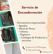 Servicio de encuadernado y engargolado para negocios. La Habana - Img 49175796