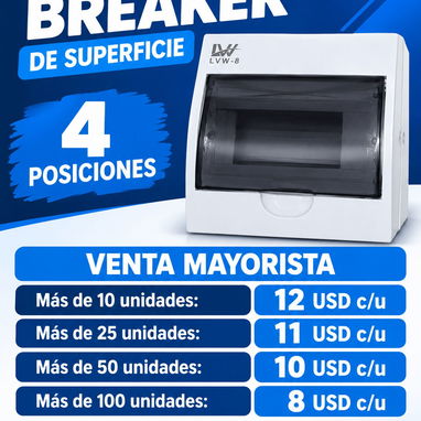 Venta canaletas,tomacorrientes,ínterruptores,cajas breaker - 9/10