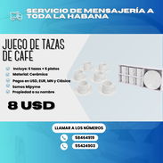 Juego de tazas de café☕  💲Precio: 8 USD - Img 55273192