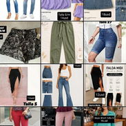 Pantalones de mezclilla, de tela, Shorts, Sayashort ,Sayas deportivas, Sayas largas y cortas 🌞 Ropa de mujer! - Img 56629318