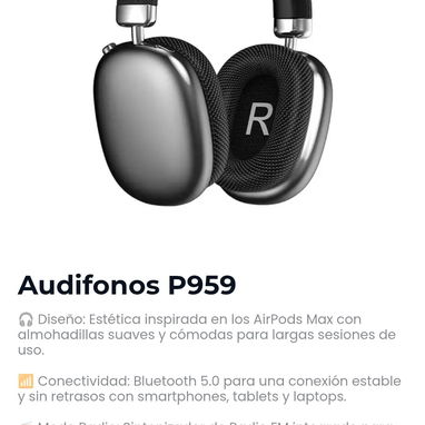 Audífonos inalámbricos tipo casco 🎧🏪 - 3/3