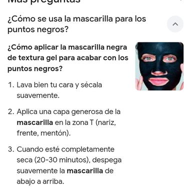 Mascarilla facial para puntos negros - Img 111173553