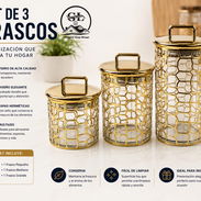 👑Embases (3 unidades) ✨Frasco de 400 ml ✨frasco de 600 ml ✨Frasco de 800 ml ✨Material: Acrílico Resistente ✨Sellado H - Img 56200483