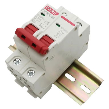 EARU , Breaker DC (Corriente Directa) de 16A de 2 polos (Vedado) - Img 124594671