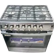 Cocina gas horno, Royal, 5 hornillas, encendido electrónico, luz en el horno -mensajería gratis y garantía - Img 53490199