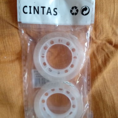 Cinta o precinta transparente. Estuche sellado de 2 rollitos - 3/3