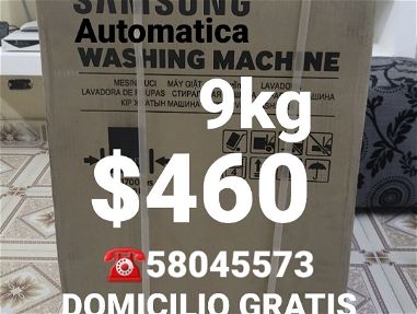 $460!!!LAVADORA AUTOMATICA SAMSUNG DE 9KG. NUEVA EN CAJA. CON PAPELES Y 1MES DE GARANTIA. ENVIO GRATIS. - Img main-image