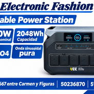 ✅️GENERADOR ELÉCTRICO PORTABLE POWER STATION 2048WH 2400W 1200USD - Img 51586283