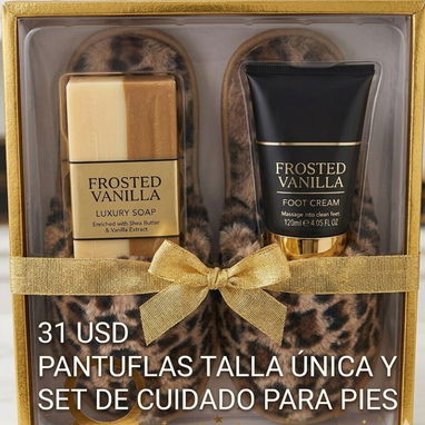 🎁 SET ORIGINALES DE CUIDADO PARA PIES✨PANTUFLAS TALLA ÚNICA,CREMAS Y SALES PARA LOS PIES - Img 121555492