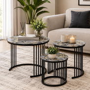 📢 Set de tres mesitas modernas para centro. Importadas - Img 56946874