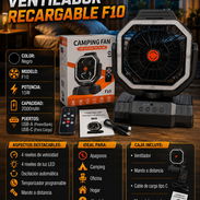 🍃F10🍃 VENTILADOR RECARGABLE F10 - 20000MAH. RECOGIDA EN LOCAL. 📲 54833699 - Img 56330484