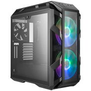 Chasis Gaming CoolerMaster H500m Incluye 2 fanes ARGB de 200mm Soporta liquida 360mm  En el frontal y superior 380 USD - Img 45669439