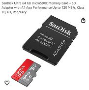 Vendo MicroSD SanDisk de  64GB - Img 45872812