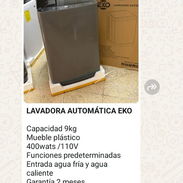 Lavadora automática EKo 9kg Lavadora Semiautomática 160 USD 7kg Lavadora Secadora al vapor EKO 11kg - Img 55479155