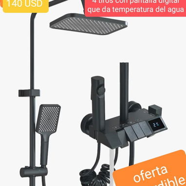 Duchas de 4 tiros nuevas con pantalla digital en 140 USD - Img 121975812