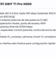 Router WiFi T1 Pro N300 nuevo en caja sellado con su garantia 30 dias somos tienda fisica. 54741004 - Img 50602844