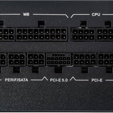 fuente Rosewill CMG5 1200W de alimentación modular completa 80+ Gold, conector PCIe 5.0 600W 12V-2x6 - 7/9