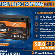 Batería 24V 100A LiFePo4 Quidianfy Nueva - Img 58180096