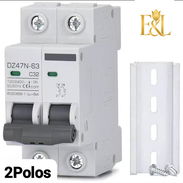 Interruptor Termomagnético AC 32A 120V/240V 2 Polos Para Riel DIN Desconexión Solar P0429-AV004 - Img 57149882