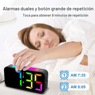* Reloj Despertador RGB - Img 123242484