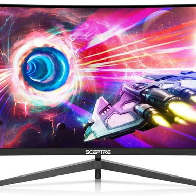 📞53884600.🎇 Monitor Curvo Ultra Ancho Sceptre 34” WQHD 180Hz🎇 Mensajería disponible.🚴 - Img 120109053