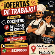 Buscamos Cocinero y Ayudante de Cocina con experiencia! - Img 56040589