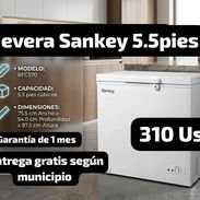 Nevera Sankey 5.5 pies, Garantía de 1 mes, Entrega gratis según municipio - Img 57766749