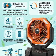 Vendo ventiladores recargables F6 mensajería gratis - Img 57525766