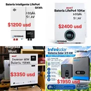 🌞 🔋KITS SOLARES, ESTACIONES, BATERÍAS, INVERSORES, PANELES SOLARES: 225W, 450W, 620W, 675W|Cable, conectores mc4.. - Img 55832148