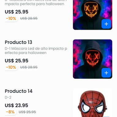 MÁSCARAS HALLOWEEN 2026 - 2/10