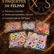 🌟COMBO DE 5 PAQUETES DE FELPAS🌟 - Img 56482676