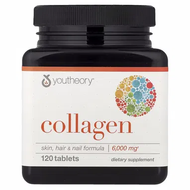 Colágeno Hidrolizado 6000mg + Vitamina C (Youtheory · 120 tabletas) - 2/4