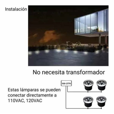 Lamparas empotrado para piso. Lampara led para marcar senderos 5 whatts - Img 98146926