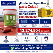 IMPERMEABLE PINTURA TELPIN FIBRADO ROJO 15 LITROS - Img 55471732