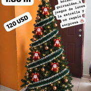 Árbol de Navidad con accesorios - Img 57796682