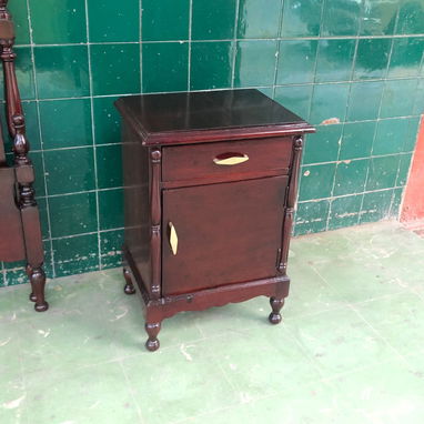 ⚜️ Cama personal con mesita restaurado • Entrega incluida 🚛 - Img 119677071