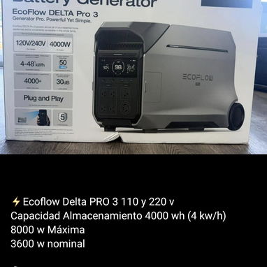 Ecoflow Delta 3 Classic👇 SELLADA + GARANTIA !!! - 2/5