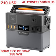 ESTACION DE ENERGIA ALLPOWERS S300 PLUS DE 300W PICO 600W Y 288WH. CARGA INALAMBRICA. NUEVAS EN CAJA**52437713 - Img 55636744