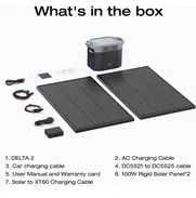 Echoflow Delta 2 2700W 1024wh Batería ( PANEL SOLAR OPCIONAL) 2X100W🔋 ✔️ Lo mejor del mercado 0km sellado - Img 47867774