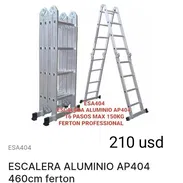 Escalera de aluminio 460 cm - Img 55894052